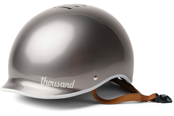 Thousand Adult Bike Helmet - Polished Titanium