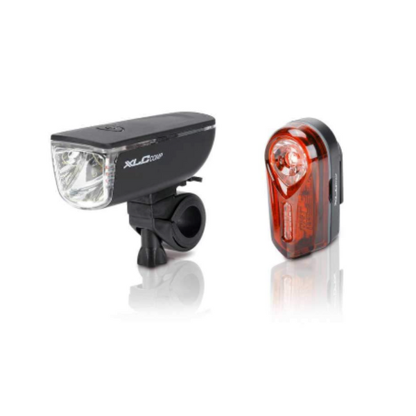 XLC Comp Bicycle Light Set- Front and Rear